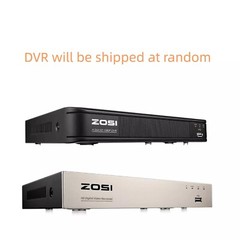 ZOSI H.265+ Security Camera System Wired 1080p Outdoor 8CH 5MP Lite DVR for Home