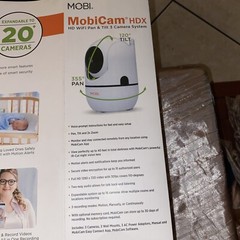 Mobicam HDX HD Wifi Pan & Tilt 3 Camera System Mobi 32GB Card Security C2