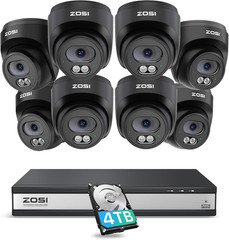 C220 16CH 4K Poe Home Security Camera System, 16 Channel 4K 8MP NVR with 4TB HDD