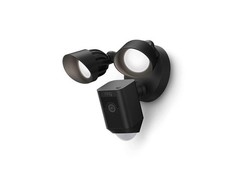 RING Floodlight Cam Wired Plus Motion-Activated 1080p HD Black