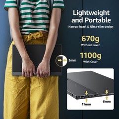 Cocopar Portable Monitor 15.6 Inch 1080P Fhd 60Hz 85 Srgb Travel Monitor