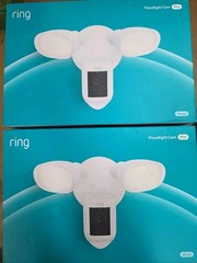 #5656 1 Ring Floodlight Cam 2K Pro Ring Vision 2 LED Lights Wi-Fi 3D Motion.