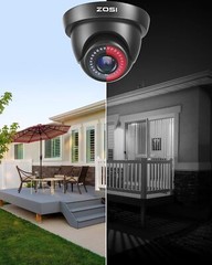 ZOSI 1080p HD Security Dome Camera Outdoor for Home Surveillance System IR-Cut
