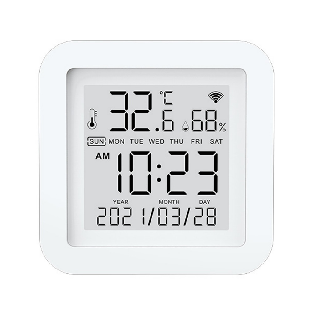 ABS Smart Thermometer Hygrometer Wi-Fi Temperature Humidity Sensor Monitor