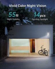 2.5K Wired Home Security Camera, 5MP, 24/7 Recording, AI Motion Detection, 360°