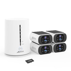 ANRAN 2K Solar Battery Powered Wifi Outdoor Home Security Camera System Wireless