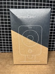 SimpliSafe Simplicam Security HD Camera SSCM1 Black | Open Box