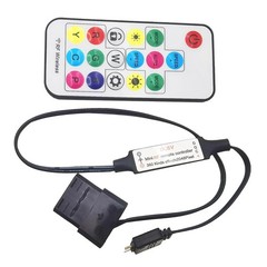 5V mini 3-Pin Molex ARGB Controller for Digital Addressable RGB LEDs with 17k…