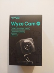 Wyze – Cam V4 2.5k QHD WiFi, Indoor/Outdoor, Wired Security Camera with Color…