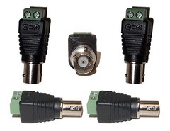 20 Cat5 Cat6 to BNC CCTV Security Camera Coaxial Connector Female Screw Terminal