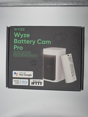 Wyze BATTERY Cam PRO 2k Security Outdoor/indoor Camera Brand New SEALED – White