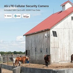 SEHMUA 4G LTE Cellular Security Camera SIM Card Pan Tilt 360° 2K ZC-YT05 – White