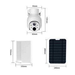 Solar 10CH NVR Wireless Security Camera System WiFi IP Battery Cams Night Vision