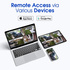 5MP Home Outdoor Security Camera CCTV System 4CH DVR IR Waterproof 500GB HDD