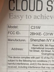Lot Of 3 Cloud Storage Intelligent Camera C31W 360 New Open Box