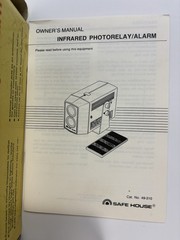 Safe House Infrared Photorelay Alarm 49-310. New In Box. User Manual Included