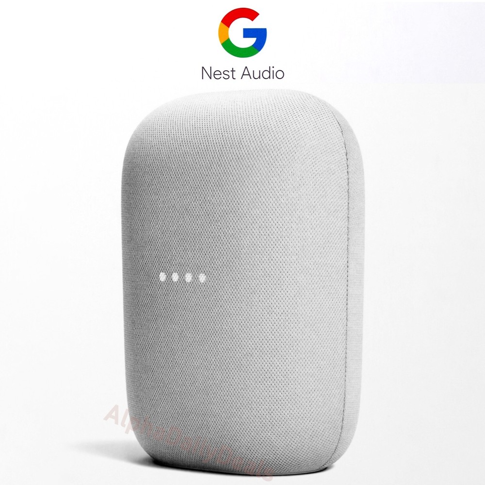 NEW Google Nest Audio Smart Stereo Speaker Voice Assistant Chalk Gray