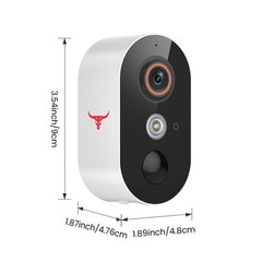 2 Pack Wireless Security Camera System Smart Night Vision Outdoor WiFi Cameras