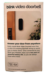 Blink Wireless Video Doorbell 2nd Gen Newest Model Black HD, NEW/SEALED
