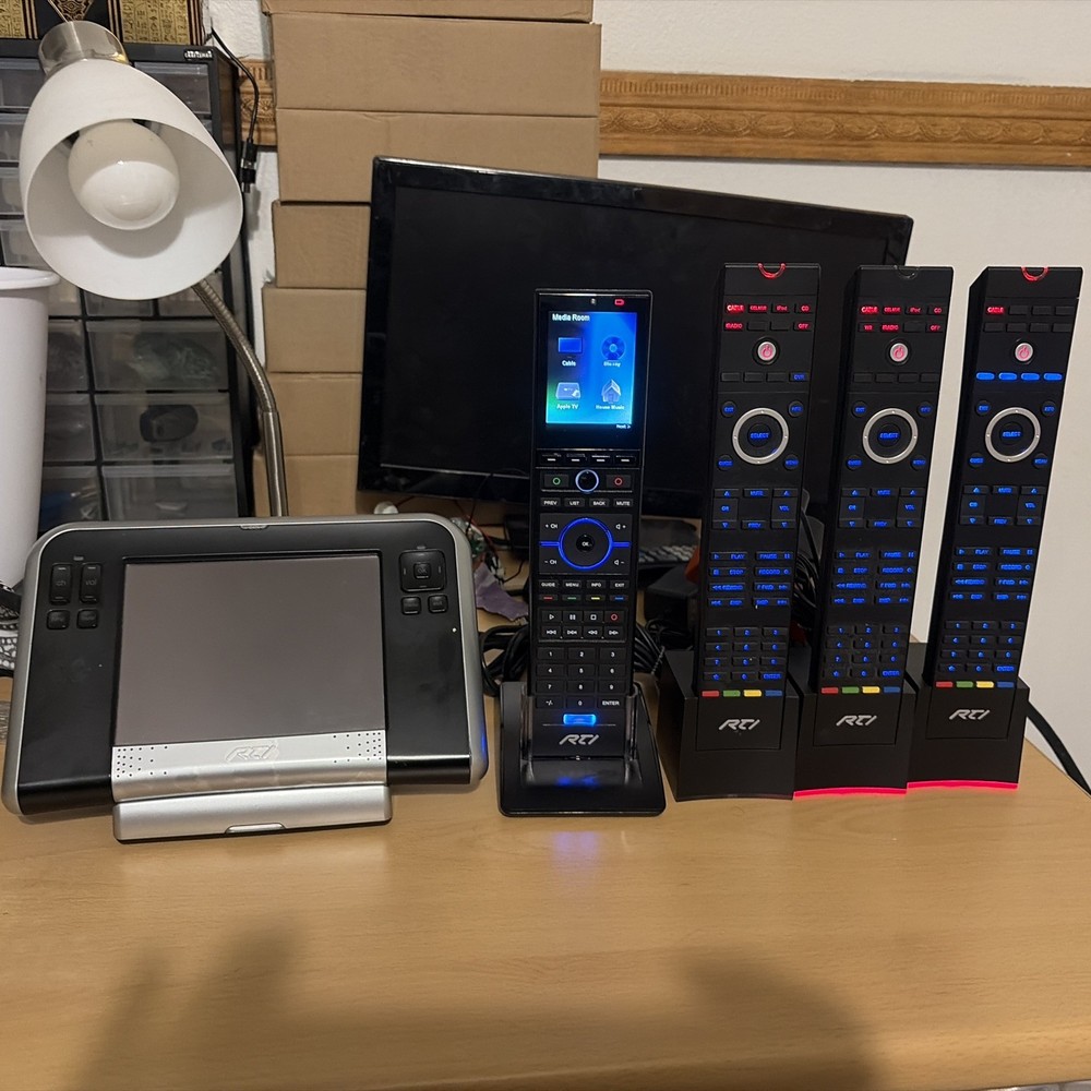 RTI T4 Universal System Controller Touchscreen And 4 Controls Used Parts!!