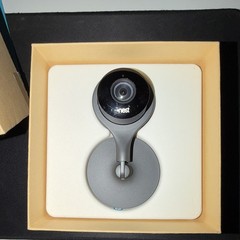 Nest Cam Indoor 1080p Wi‑Fi IP Network Surveillance Camera, Gray/Black, Bracket