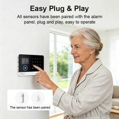 Tuya Smart WiFi GSM Wireless Home Security Alarm System Anti-Theft