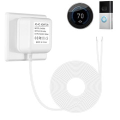 24V Video Doorbell Power Adapter | Power Supply Transformer for Ring, Nest,