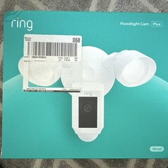 Ring Floodlight Cam Plus Wired Outdoor IP Camera White 1080p Wi-Fi Alexa
