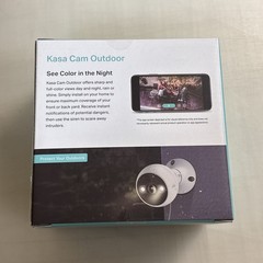 Kasa 4MP 2K Security Camera Outdoor Wired IP65 Starlight Sensor & 98 Ft Night