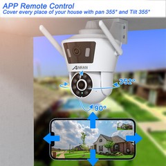 ANRAN 4MP HD Security Camera Wireless Outdoor Home Night Vision Wifi CCTV Camera