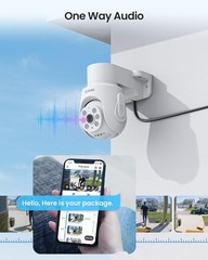 ZOSI 5MP H.265+8CH 1TB DVR Wired Security Camera System 8x 1080P Pan Tilt Camera