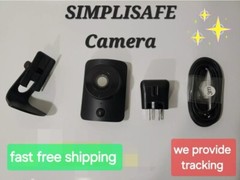 SimpliSafe Indoor Camera Wi-Fi HD Security Camera SSCM1 + Wall Charger + cord !!
