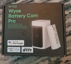 Wyze WYZECOP Battery Cam Pro Security Camera – White