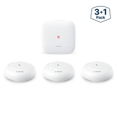 X-Sense Wi-Fi Water Leak Detector Water Detector Alarm SWS54 – 3 PACK with Base