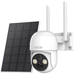 4MP HD Solar Camera Wireless WiFi Solar Powered Battery Camera Outdoor 2.5K