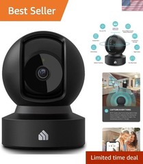 1080p Wi-Fi Security Camera with Cloud Storage & Night Vision Capabilities