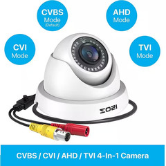 2MP 1920TVL Hardwired Outdoor Security Camera, Ideal for TVI/CVI/AHD/CVBS 960H,