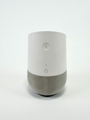 Google Home Smart Speaker – Classic Google Assistant Model – White No AC Cord