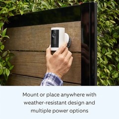 NEW Ring Outdoor Cam Plus (newest 2026 model) Plug-In, 2K Video + Night Vision
