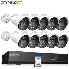 16CH 5MP DVR Home Camera System Color Night Vision IP66 Waterproof