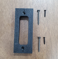 Ring Wired Doorbell Pro (Ring Pro 2) 4 inch Vinyl Siding Mounting Bracket Wedge