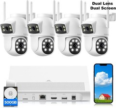 Wi-Fi Pro Wireless Security Camera System 2MP 4MP Plug-in Camera Indoor Outdoor