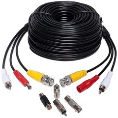 All-in-One 3-in-1 BNC Cable for CCTV & Surveillance