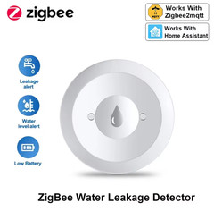 Zigbee Water Sensor Flood Leak Detector App Remote Monitoring Kitchen/Bathroom