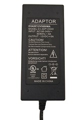 UL 12V DC 5A Power Supply Adapter 110/240 12 V Volt 12Volt 5000mA 5 A Amp 5 Amp