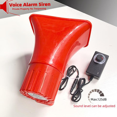 Outdoor Alarm Security Siren, AC110V Red Safety Horn for Public Emergency Alarms