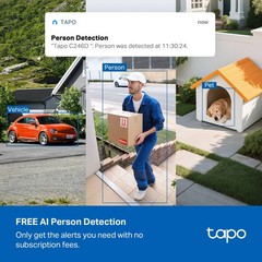 TP-Link – Tapo Wired Dual-Lens, Pan-Tilt Security 2K QHD Camera, 360° Coverag…