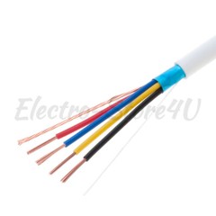Alarm Wire Cable 500ft 1000ft Solid Stranded CCA 18 22 AWG Shielded Unshielded