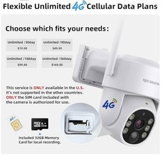 Security Cameras for Home Security Wireless Outdoor 4G LTE