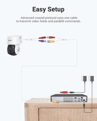 AHD 1080P Home Security Camera with 100ft IR Night Vision & Wide Compatibility